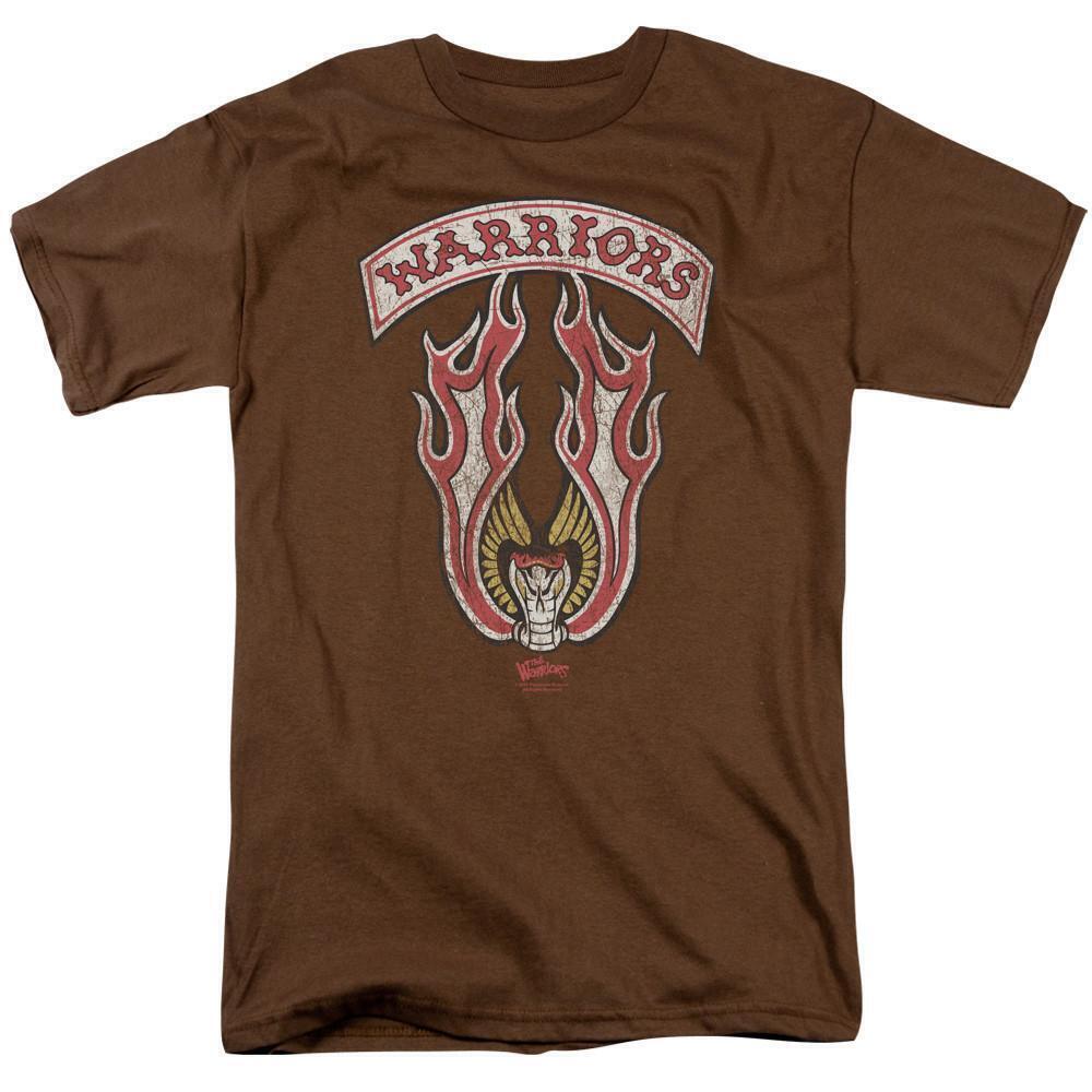 The Warriors Emblem Ss Adult 181 T Shirt Coffee